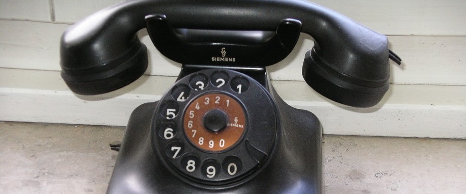 Abbildung eines alten Telefons